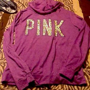 Maroon PINK LIGHT HOODIE